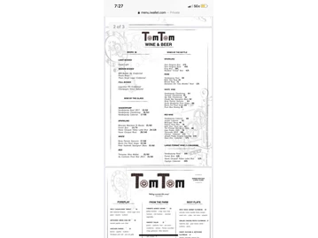 TomTom Restaurant & Bar menu photo