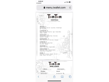 TomTom Restaurant & Bar menu photo