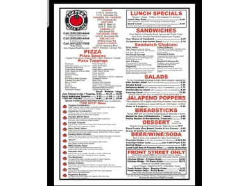 Toppers Pizza menu photo