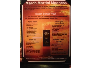Toscanos Italian Grill menu photo