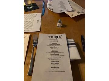 Toups Meatery menu photo