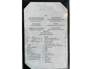 Trabocco Kitchen and Cocktails menu photo