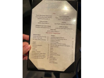 Trabocco Kitchen and Cocktails menu photo