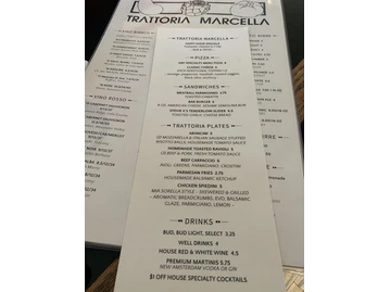 Trattoria Marcella menu photo