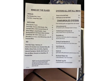 Trenasse menu photo