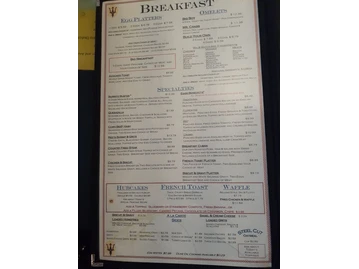Trip's Diner menu photo
