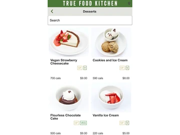 True Food Kitchen menu photo