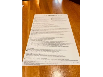 True Food Kitchen menu photo