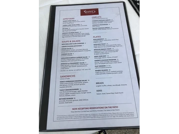 Tucci's menu photo
