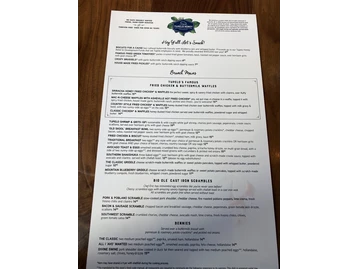 Tupelo Honey menu photo