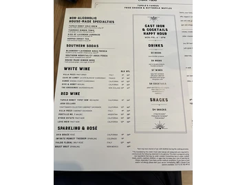 Tupelo Honey menu photo