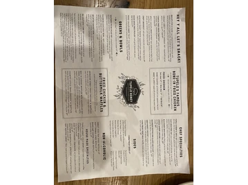 Tupelo Honey menu photo