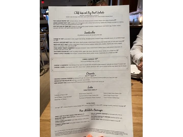 Tupelo Honey menu photo