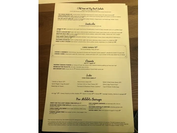 Tupelo Honey menu photo