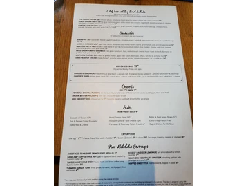 Tupelo Honey menu photo