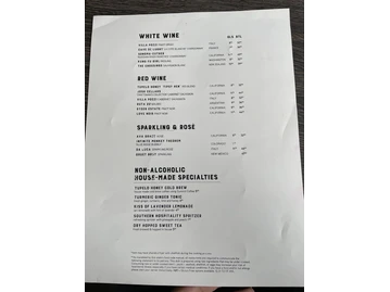 Tupelo Honey Southern Kitchen & Bar menu photo