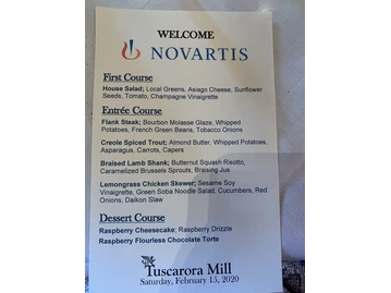 Tuscarora Mill Restaurant menu photo