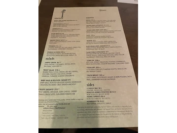 Twisted Fern menu photo