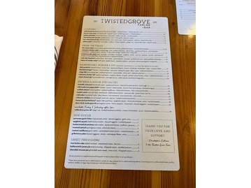 Twisted Grove Parlor + Bar - Scottsdale menu photo