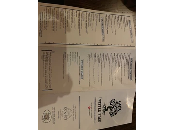 Twisted Tree Steakhouse menu photo