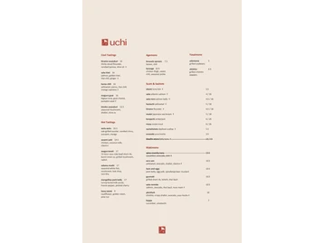 Uchi menu photo