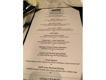 Undercurrent Restaurant menu photo