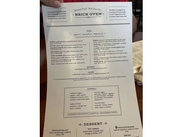 Valentino Pizzeria Trattoria menu photo