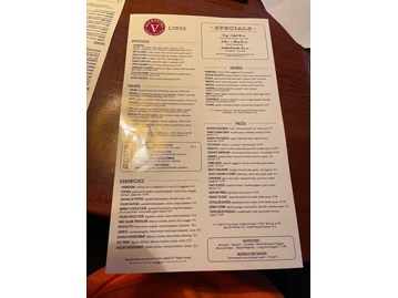 Valentino Pizzeria Trattoria menu photo