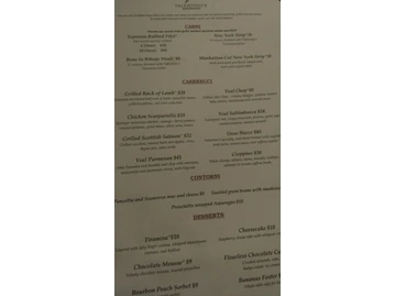 Valentino's Ristorante menu photo