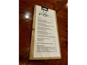 Valette menu photo