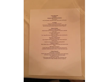 Venice menu photo
