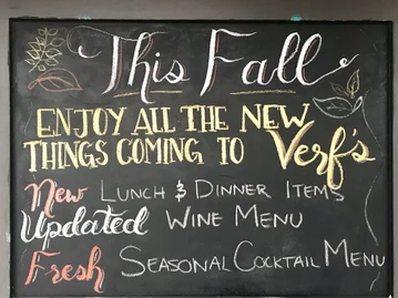 Verf's Grill & Tavern menu photo