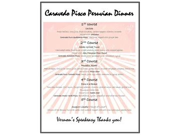 Vernon's Speakeasy menu photo