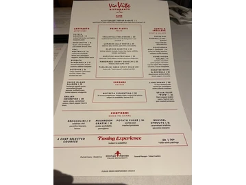Via Vite menu photo