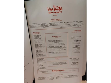 Via Vite menu photo