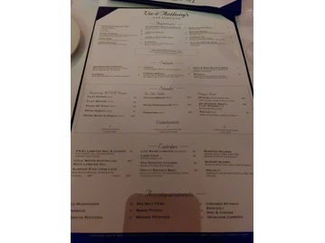 Vic & Anthony's Steakhouse menu photo
