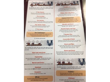Vidlak's Brookside Cafe menu photo