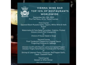 Vienna Wine Bar menu photo