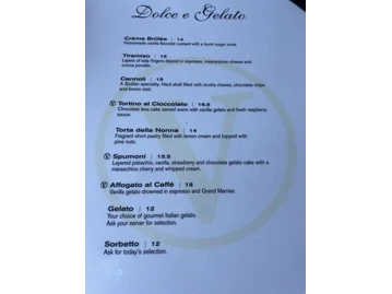 Vigilucci's Seafood & Steakhouse menu photo
