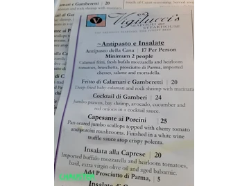 Vigilucci's Seafood & Steakhouse menu photo