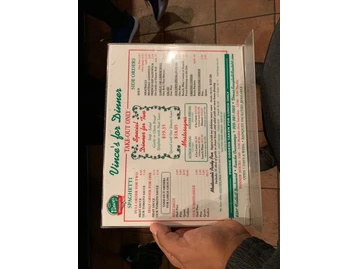 Vince's Spaghetti menu photo