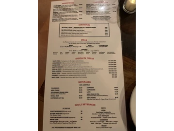 Vincitorio's Restaurant menu photo