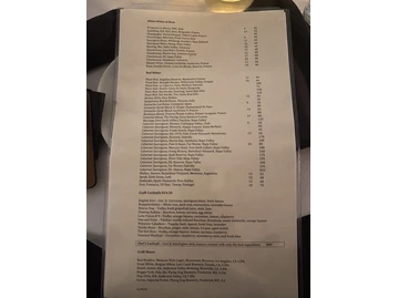 Vine Restaurant & Bar menu photo