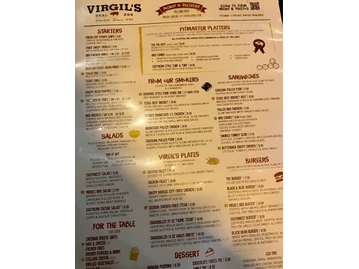 Virgil's Real BBQ - Las Vegas menu photo