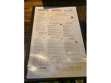 Virgil's Real BBQ - Las Vegas menu photo