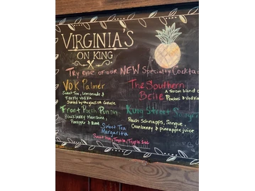 Virginia's On King menu photo