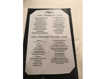 Vittoria menu photo