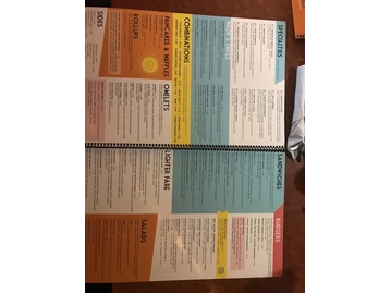 Wade's Cafe menu photo