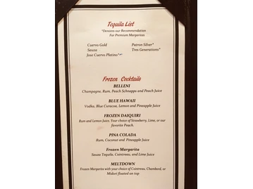Wall Street Bar & Grill menu photo