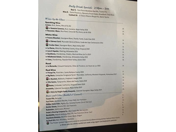 Waterbar Restaurant menu photo